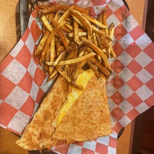 Children&apos;s cheese quesadilla