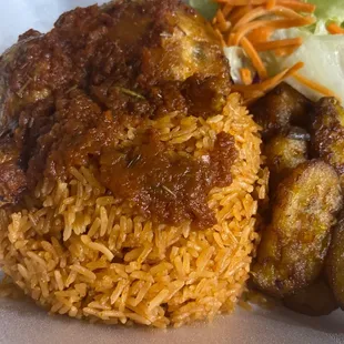 1. Jolof Rice with Chicken