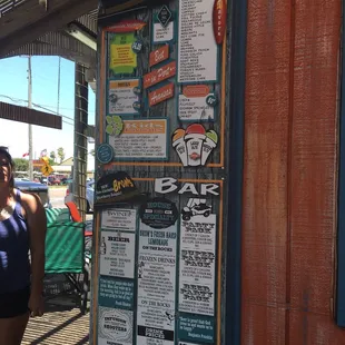 Shaved Ice &amp; Bar menu
