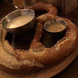 Giant Munich Pretzel.