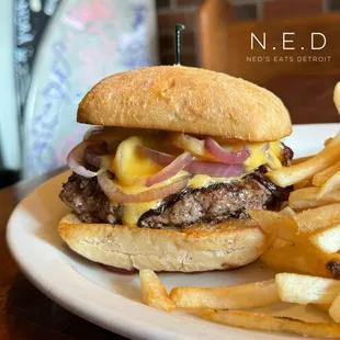 The Burger with Fries