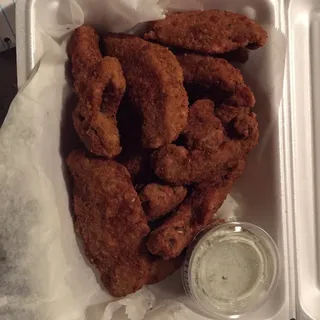 Deep-Fried Portabella Mushroom Slices