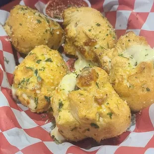 Garlic knots- highly recommend!
