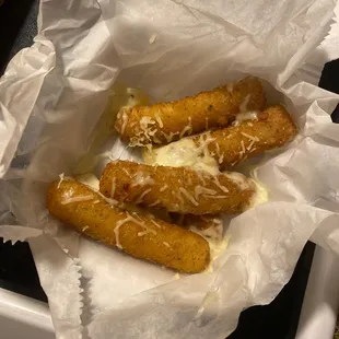 Somehow they were hot and soggy at the same time.