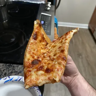 Cheese pizza slice