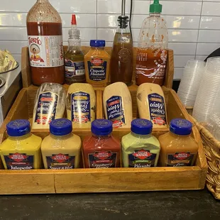 So many different mustard options