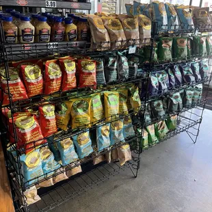 Large selection of chips