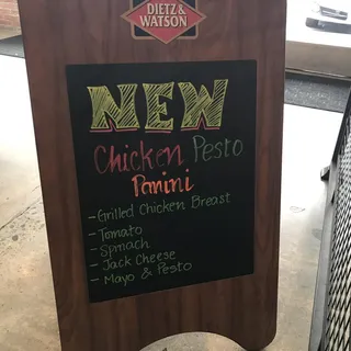 #18 Chicken Pesto Panini