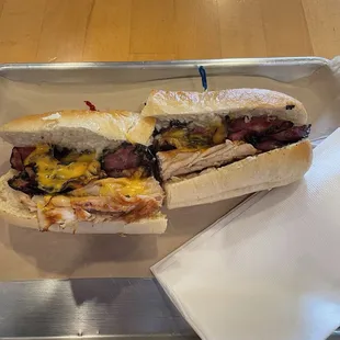 The monster sandwich.