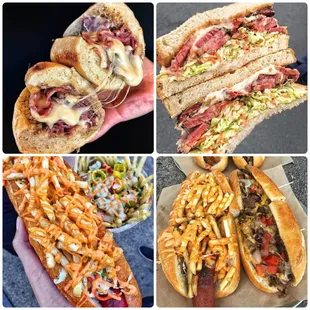 sandwiches, food