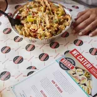 Check out our catering options on our website. www.Bronxsandwich.com