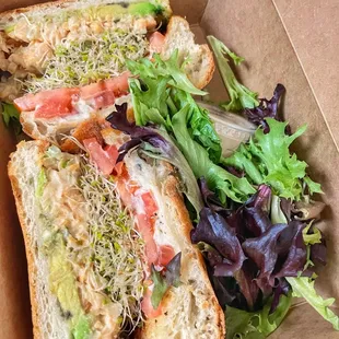 The Vegan Chickpea Toona Sammich (v)