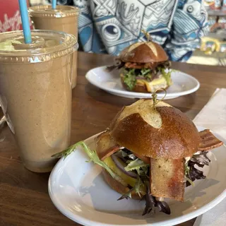 VEGAN Bakon Egg and Cheese