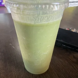 Kale Apple Banana Blended