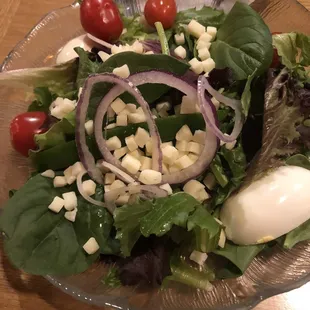 House salad. Liked the egg and the balsamic dressing.