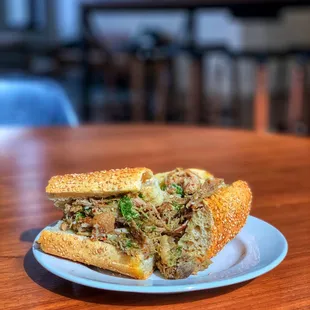 Italian roast pork sandwich