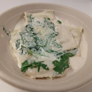 Five ravioli for ~$15