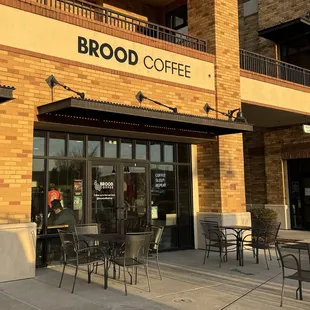Brood Coffee storefront.