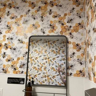 The bathroom is so cute!!!