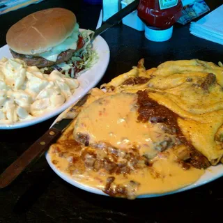 Chili Queso Burger