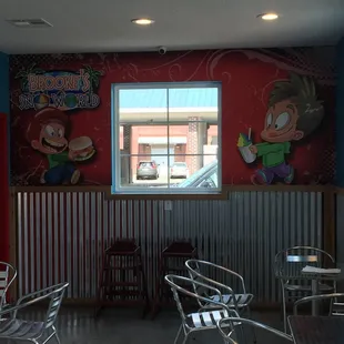 Nicely decorated interior