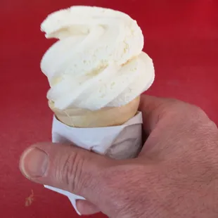 Vanilla cone