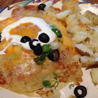 Huevos Rancheros con Papas