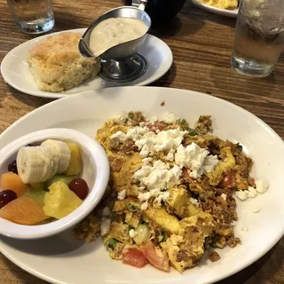 Soutwest Chorizo Scramble