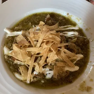 Authentic Chile Verde Lunch