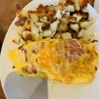 Cheese-N-Ham Omelette