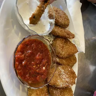 Hand Battered Zucchini Crisps