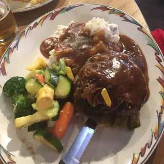 Garretts Stuffed Hamburger Steak