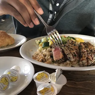 Sesame Crusted Ahi Dinner