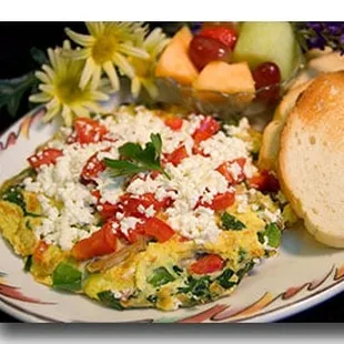Vegetable Frittata with Feta Cheese is a Heart Healthy choice