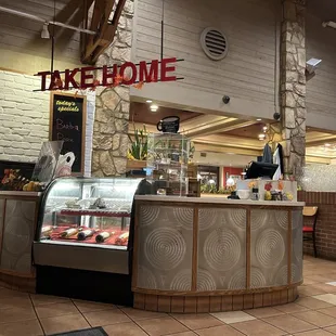 the inside of the restaurant
