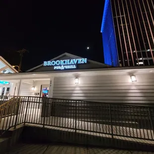 the exterior of brookhaven