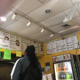 Yelp doesn't allow the camera to zoom but here's a menu!