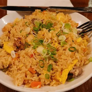 Arroz chaufa. This was so filling on a freezing night!