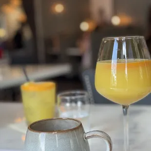 Screwdriver and Double Mimosa