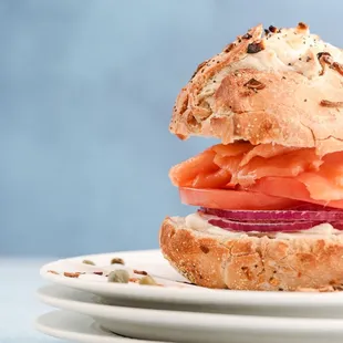 a sandwich on a plate