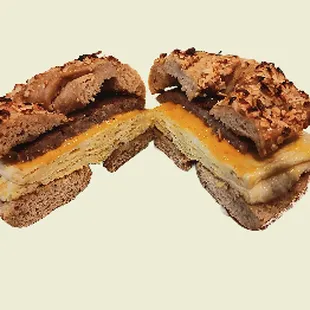 Brooklyn Bagel - Sausage, Double Egg, and Cheese