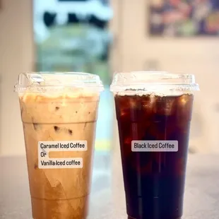 Come to try the best caramel Iced coffee or Vanilla Iced coffee.
