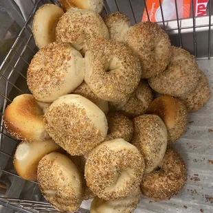 food, bagels, bagel