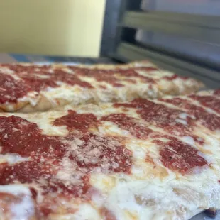 pizza, food