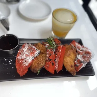 Red Velvet &amp; Oreo Cookie Chicken &amp; Waffles
