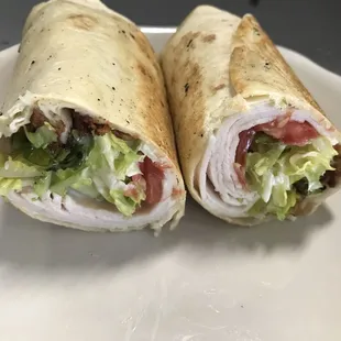 Turkey bacon wrap just to change it up a little