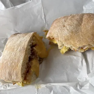 Bacon egg and cheese