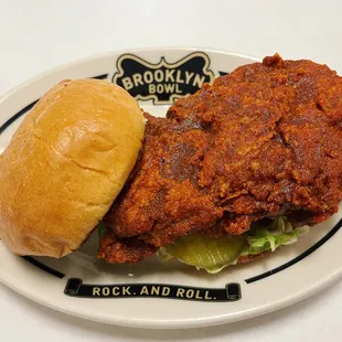 Nashville hot chicken sandwich
