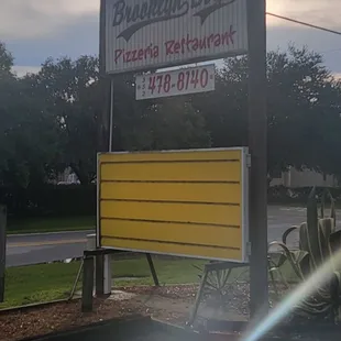 Brooklyn Boys Pizzeria Restaurant sign