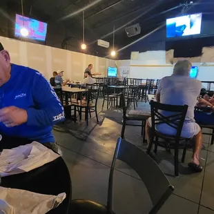 Dining area w/ Bowling and Golf Video Games